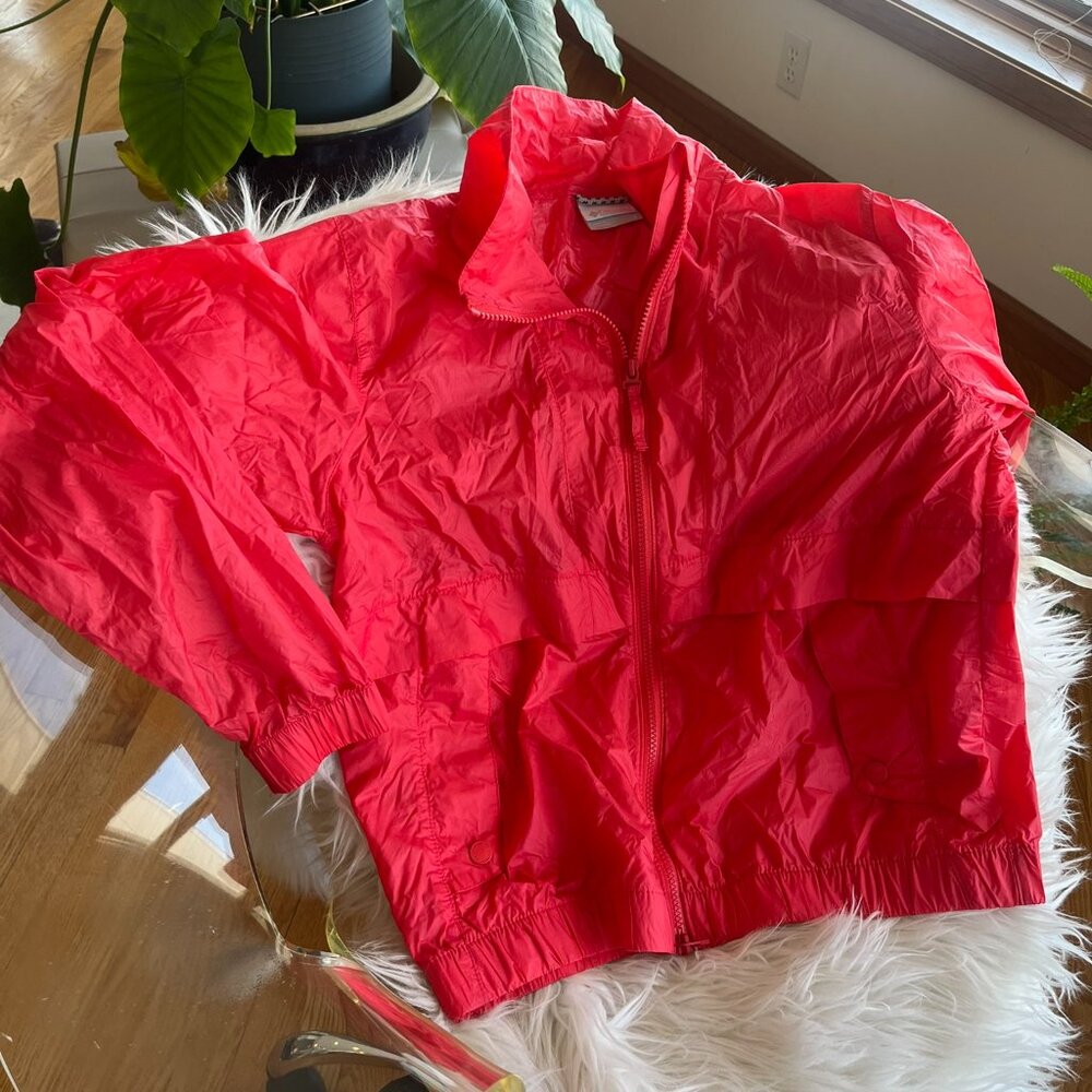 Columbia Dark Coral Pink Windbreaker